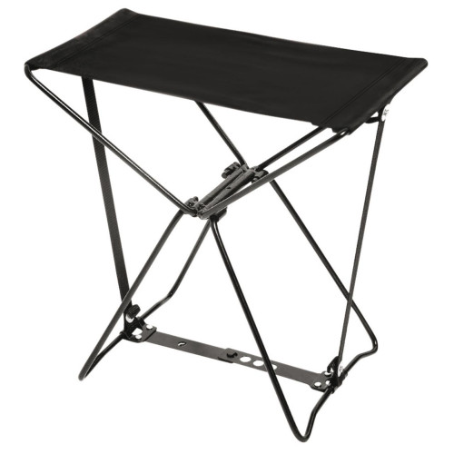 Стілець Bo-Camp Fishing Stool Compact Black 100 кг сталевий каркас поліестер Oxford для риболовлі та кемпінгу