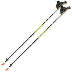 Палки для скандинавської ходьби Gabel X-5 Black/Yellow 125 см карбонові легкі з твердосплавними наконечниками Палки для скандинавської ходьби Gabel X-5 Black/Yellow 125 см карбонові легкі з твердосплавними наконечниками
