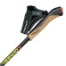 Палки для скандинавської ходьби Gabel FX-75 Snake Carbon 110 см легкі фіксованої довжини Dual Spike чорні