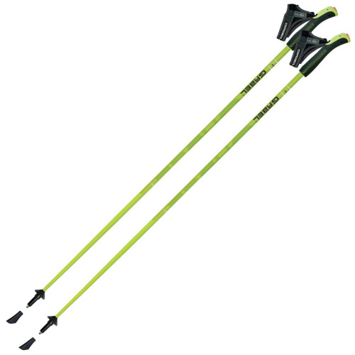 Палки для скандинавської ходьби Gabel Light NCS 120 фіксованої довжини алюміній вага 195 г для зросту 176-180 см салатові