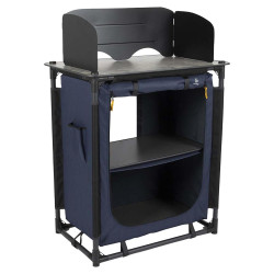 Кемпінгова кухня Bo-Camp Herbert Blue 1593648 алюмінієва з вітрозахисним екраном 75х49 см 2 полички Кемпінгова кухня Bo-Camp Herbert Blue 1593648 алюмінієва з вітрозахисним екраном 75х49 см 2 полички