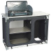 Кемпінгова кухня Bo-Camp Payto Anthracite 1693682 з алюмінієвою стільницею 117х50 см та вітрозахистом