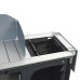 Кемпінгова кухня Bo-Camp Payto Anthracite 1693682 з алюмінієвою стільницею 117х50 см та вітрозахистом