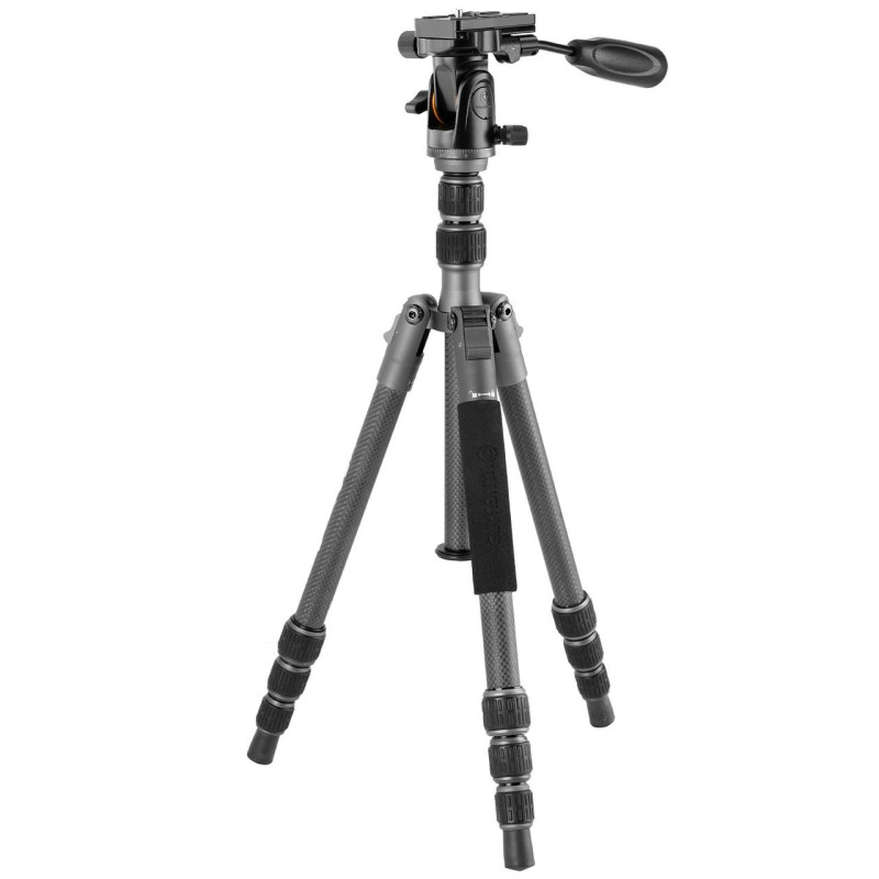 Штатив Vanguard VEO 3GO 204CP карбон 4 секції 2D головка до 3.5 кг максимальна висота 130.5 см монопод