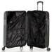 Чемодан Swissbrand Cairo L Black 97 л ABS-пластик 4 колеса TSA замок для подорожей та ділових поїздок
