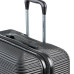 Чемодан Swissbrand Cairo L Black 97 л ABS-пластик 4 колеса TSA замок для подорожей та ділових поїздок