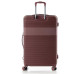 Валіза Swissbrand Cairo M Cherry SWB_LHCAI206M 65 л ABS-пластик 4 колеса бордовий TSA замок для подорожей