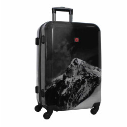 Чемодан Swissbrand Verbier M Black SWB_LHVER001M 67 л полікарбонат/ABS 4 колеса TSA замок вологозахист Чемодан Swissbrand Verbier M Black SWB_LHVER001M 67 л полікарбонат/ABS 4 колеса TSA замок вологозахист