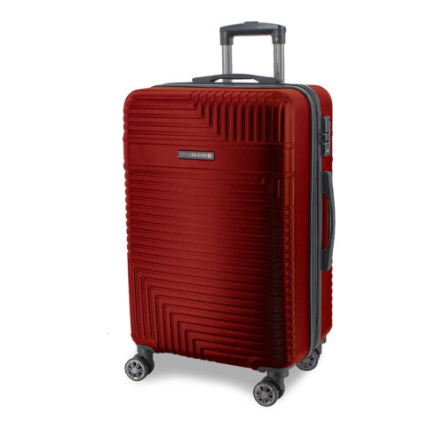 Валіза Swissbrand Brunei S Темно-червоний 39 л ABS-пластик 4 колеса TSA замок 2.6 кг