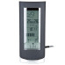 Метеостанція Technoline WS6501 Black Metall з зовнішнім датчиком підсвітка вимірювання температури та вологості