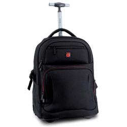 Рюкзак на колесах Swissbrand Georgia 29 Black 29 л анатомічна спинка для ноутбука до 15.6 Рюкзак на колесах Swissbrand Georgia 29 Black 29 л анатомічна спинка для ноутбука до 15.6