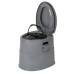 Біотуалет Bo-Camp Portable Toilet Comfort 7 Літрів Сірий компактний для кемпінгу з системою плавного закриття 80 кг 2.2 кг