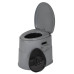 Біотуалет Bo-Camp Portable Toilet Comfort 7 Літрів Сірий компактний для кемпінгу з системою плавного закриття 80 кг 2.2 кг