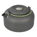 Чайник Bo-Camp Hard Anodized 1.4L сірий/зелений легкий 0.25 кг для туризму анодований алюміній компактний 145х145х80 мм