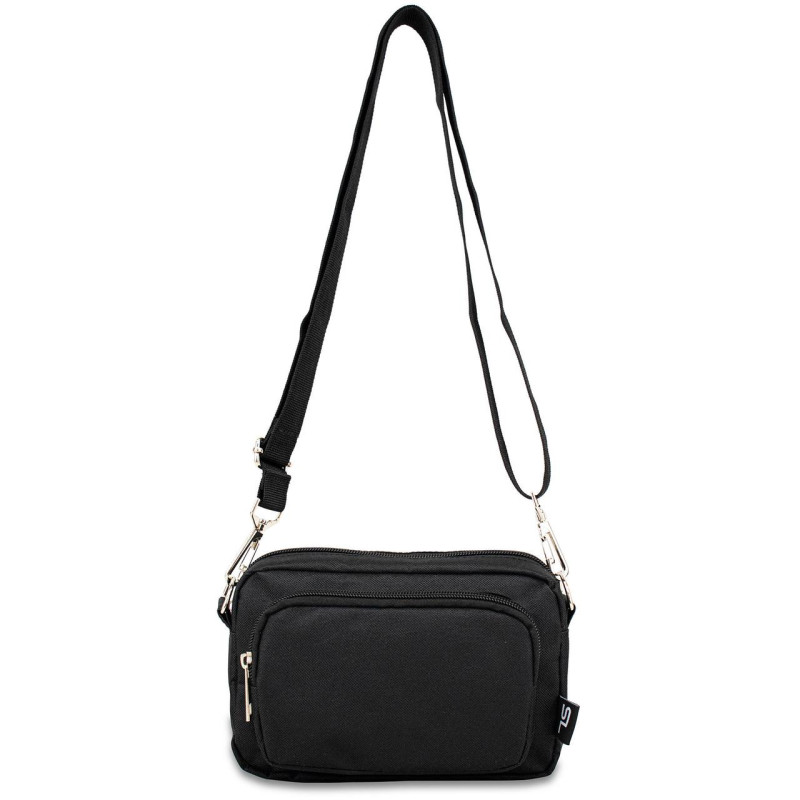Сумка через плече Semi Line 1.5 Black L2044-1 1.5 л водостійка поліестер регульований ремінь для повсякденного використання