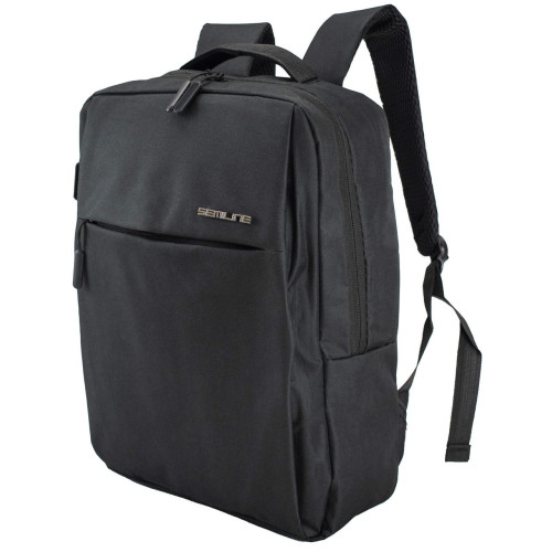 Рюкзак Semi Line 21 Black L2047-1 водостійкий для ноутбука до 15.6