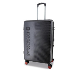 Чемодан Swissbrand Enstone S Black SWB_LHENS001S об'єм 51 л жорсткий корпус 4 колеса кодовий замок TSA Чемодан Swissbrand Enstone S Black SWB_LHENS001S об'єм 51 л жорсткий корпус 4 колеса кодовий замок TSA