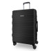 Чемодан Swissbrand Freya M Black 81 л легкий ABS-пластик 4 колеса TSA замок для подорожей