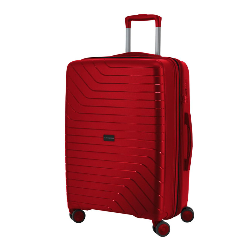 Валіза Swissbrand Eden M Red SWB_LHEDE201M поліпропілен 78 л з TSA замком 4 колеса розширюваний 3.6 кг