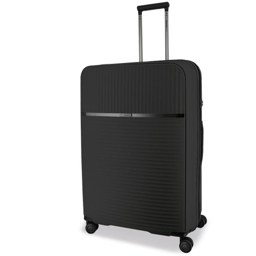 Валіза Swissbrand Malden L Black SWB_LHMAL001L об'єм 113 л поліпропілен 4 колеса TSA замок розширювальний