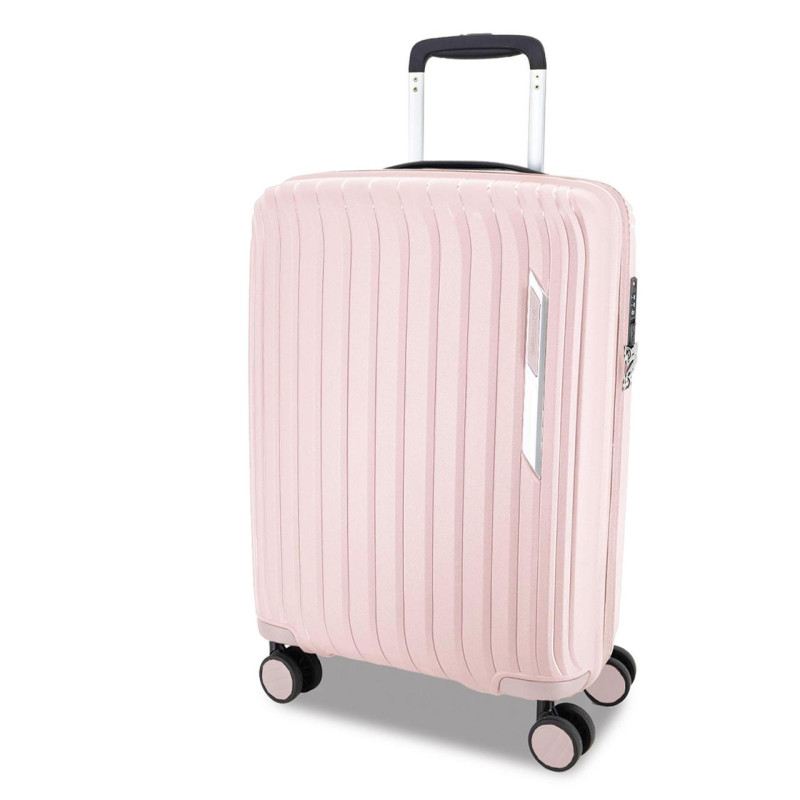 Чемодан Swissbrand Narberth M Light Pink SWB_LHNAR008M поліпропілен 69л 4 колеса TSA замок для ручної поклажі