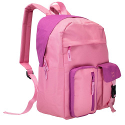 Рюкзак міський Semi Line 28 Pink/Rose J4918-2 об'єм 28 л водонепроникний м'яка спинка регульовані ремені Рюкзак міський Semi Line 28 Pink/Rose J4918-2 об'єм 28 л водонепроникний м'яка спинка регульовані ремені