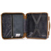 Б'юті-кейс Semi Line Gold T5667-1 16L ABS-пластик з перегородкою та ремінцем для подорожей і ділових поїздок