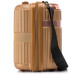 Б'юті-кейс Semi Line Gold T5667-1 16L ABS-пластик з перегородкою та ремінцем для подорожей і ділових поїздок