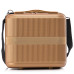 Б'юті-кейс Semi Line Gold T5667-1 16L ABS-пластик з перегородкою та ремінцем для подорожей і ділових поїздок