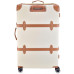 Чемодан Semi Line T5670-4 28 дюймів об'єм 96.5 л ABS-пластик 4 колеса кодовий замок Ecru/Brown