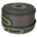 Набір посуду Bo-Camp Explorer 3 Pieces анодований алюміній Grey/Green 1.4 л і 2.2 л для кемпінгу легкий та компактний