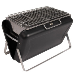 Вугільний гриль Bo-Camp Irvin Black/Silver 8108380 складний з нержавіючої сталі для кемпінгу 2.6 кг Вугільний гриль Bo-Camp Irvin Black/Silver 8108380 складний з нержавіючої сталі для кемпінгу 2.6 кг