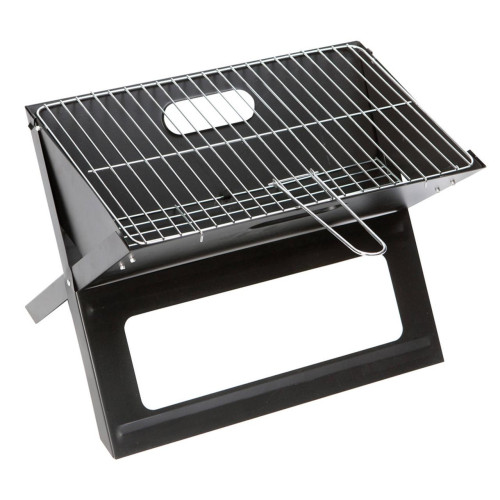 Вугільний гриль Bo-Camp Notebook/Fire Basket Charcoal складний Х-подібний з нержавіючої сталі для кемпінгу