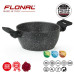 Каструля Flonal Pietra Lavica 2.4 л PLIC22080 антипригарна Magma-Tech для всіх плит чорна діаметр 20 см