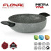 Сотейник Flonal Pietra Viva 28 см PV8PH2870 антипригарне покриття Magma-Tech алюміній темно-сірий 2 ручки