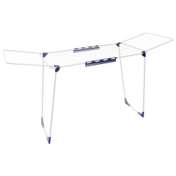 Сушка для білизни Casa Si Cloth Flex White CS42254 18 м сталь 15 кг з бічними панелями для шкарпеток біла Сушка для білизни Casa Si Cloth Flex White CS42254 18 м сталь 15 кг з бічними панелями для шкарпеток біла