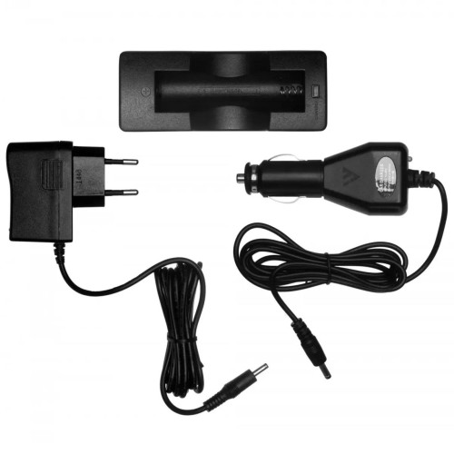Зарядний пристрій Mactronic MAC0014 автоматичний 220-240V/12-24V для акумуляторів 18650 Li-ion LiFePO4 чорний