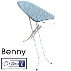 Прасувальна дошка Casa Si Benny 110x30 Білий/Темно-синій Сталева сітка Регулювання висоти 69-90 см Прасувальна дошка Casa Si Benny 110x30 Білий/Темно-синій Сталева сітка Регулювання висоти 69-90 см