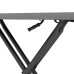 Гладильна дошка Casa Si Mondo CS93570L342 L 125x42 Grey/Kaleidoscope з регулюванням висоти 74-96 см підставка для парогенератора