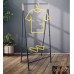 Стійка для одягу Casa Si Garment Rack Bamboo Black CS92308W04 2 полички для взуття 10 вішалок висота 153 см