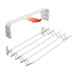 Сушарка настінна Casa Si Towel Flex 5 White CS92196X10 сталь компактна 5 м для рушників та одягу