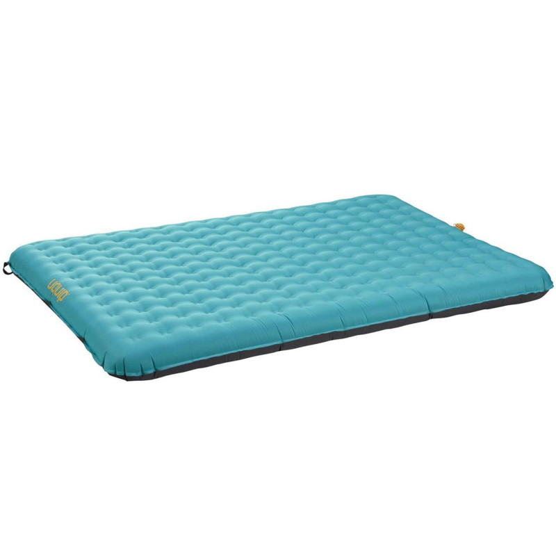 Надувний матрац Uquip Betty Double TPU 200x140x15 см Petrol/Grey 2.4 кг для кемпінгу і туризму
