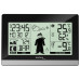 Метеостанция Technoline WS9612 Black с беспроводним датчиком температури будильником прогнозом погоди на 8 часов