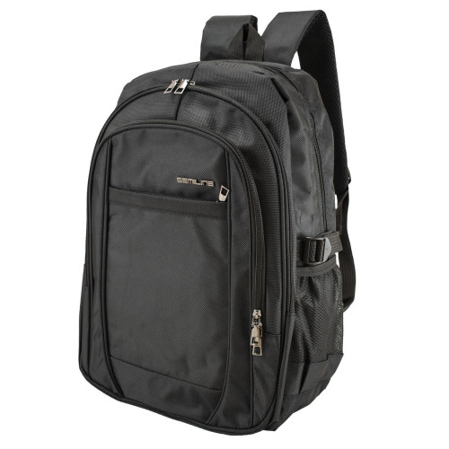 Рюкзак міський Semi Line 21 Black L2048-1 21 л водонепроникний для ноутбука до 15.6