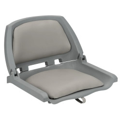 Сидіння RYE Traveler HM40-10005 сіре складне 36х46х51 см з пластиковим каркасом та морським вінілом для човна Сидіння RYE Traveler HM40-10005 сіре складне 36х46х51 см з пластиковим каркасом та морським вінілом для човна