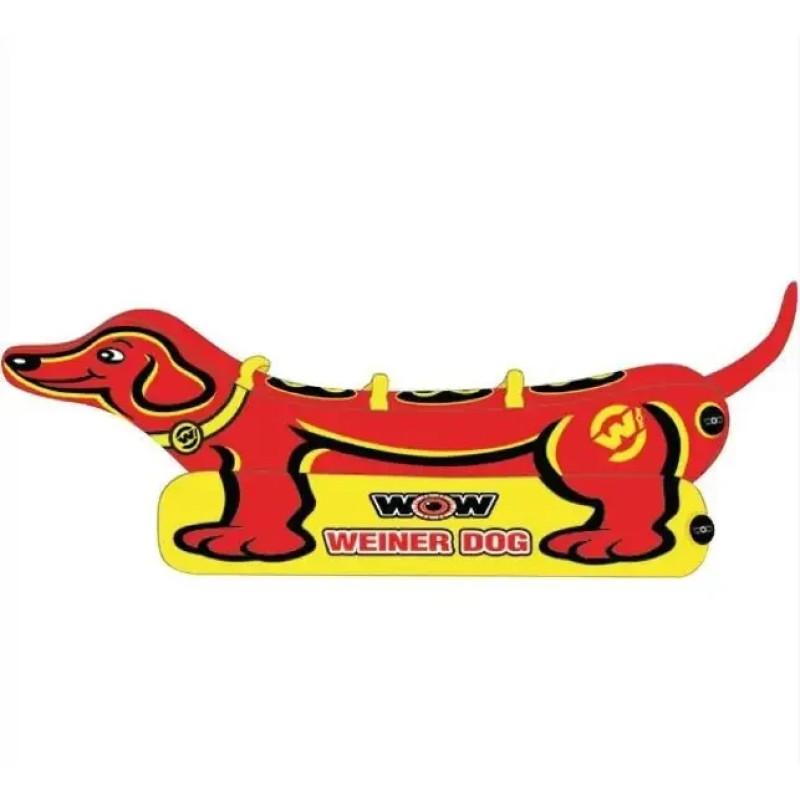 Буксируваний атракціон WOW Wiener Dog 19-1010 3 місця 259х92 см ПВХ для гідроцикла катера та човна