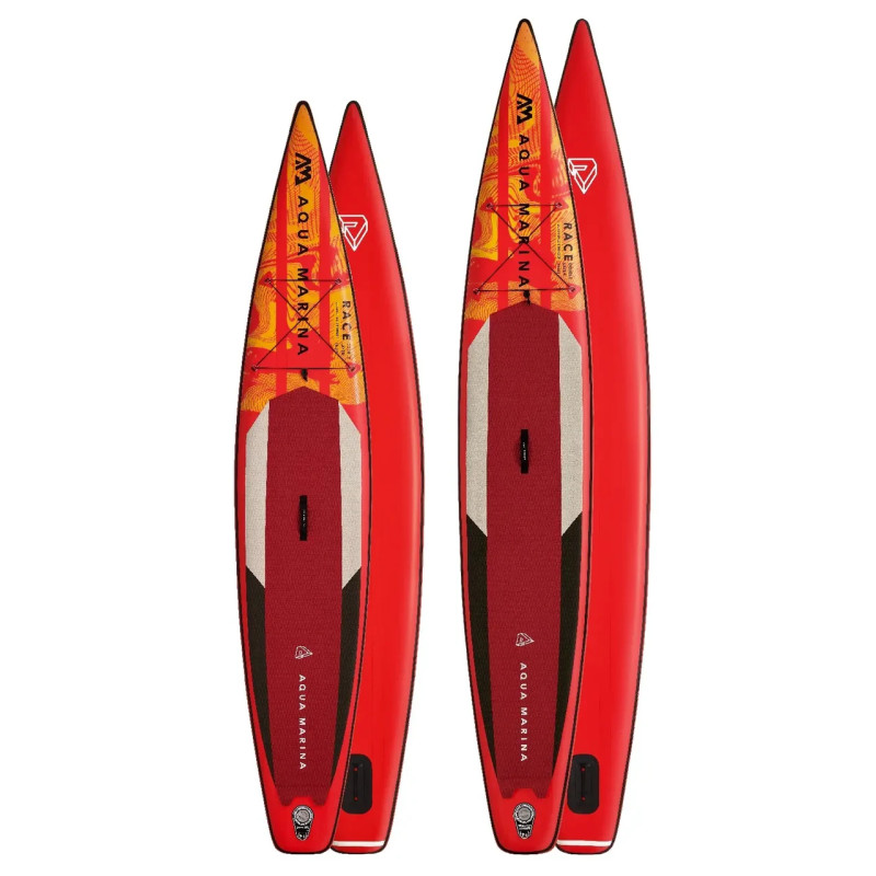 Надувна SUP дошка Aqua Marina Race 12.6 BT-21RA01 об'єм 320 л ширина 27 см товщина 6 см просунутий рівень райдера