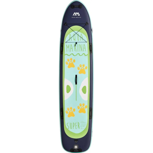 Надувна SUP дошка Aqua Marina Super Trip-Family 12.2 iSUP для двох до 210 кг з насосом і рюкзаком 370 см 82 см 15 см