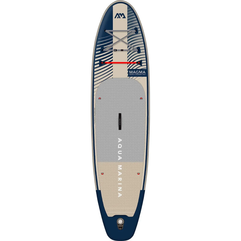 Надувна SUP дошка Aqua Marina Magma Earth Wave 11.2 iSUP 340 см 150 кг ВЧ-зварка EVA килимок 10.5 кг