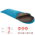 Спальний мішок Grand Canyon Utah 205 -3°C Caneel Bay Left трисезонний з Hollow Fiber 225x85 см для 2-3 осіб